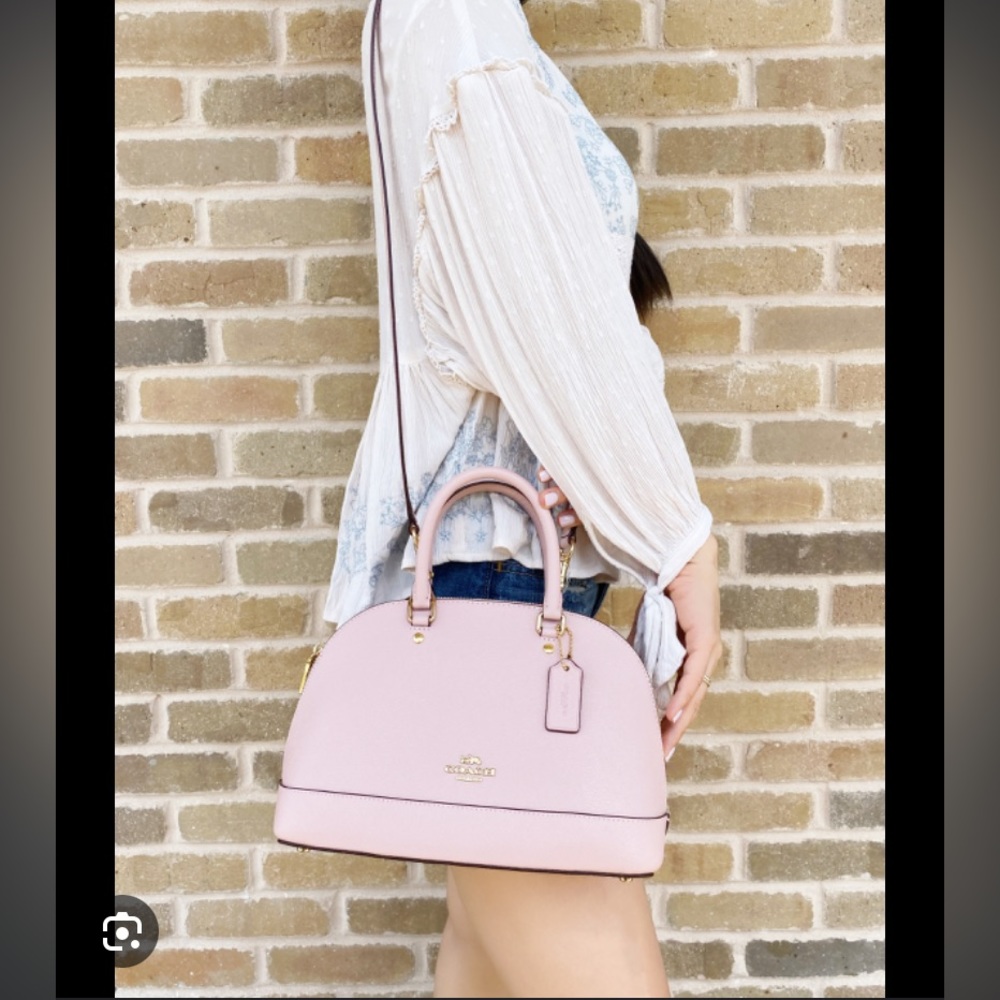 Coach crossgrain mini sierra satchel